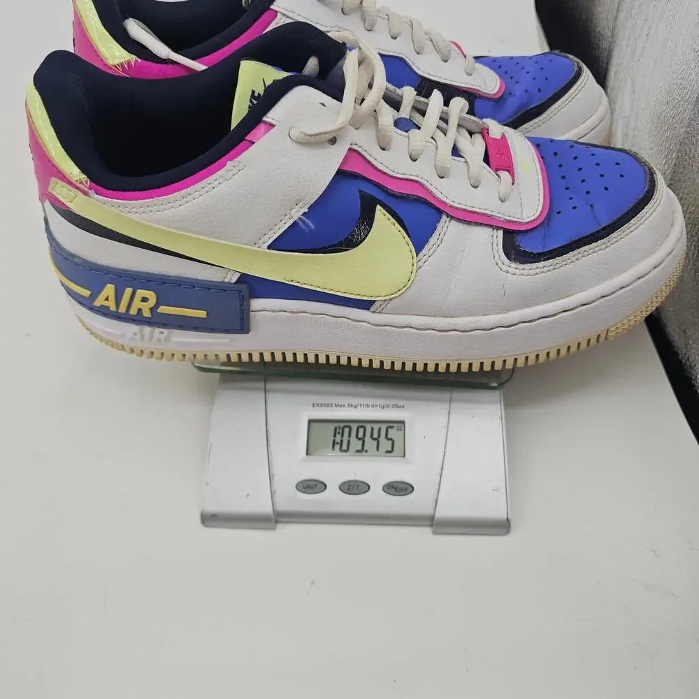 Nike Air Force 1 Shadow Sapphire CJ1641-100 Women's 10 Streetwear Athleisure